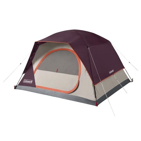 COLEMAN Skydome&trade; 4-Person Camping Tent - Blackberry 2154684